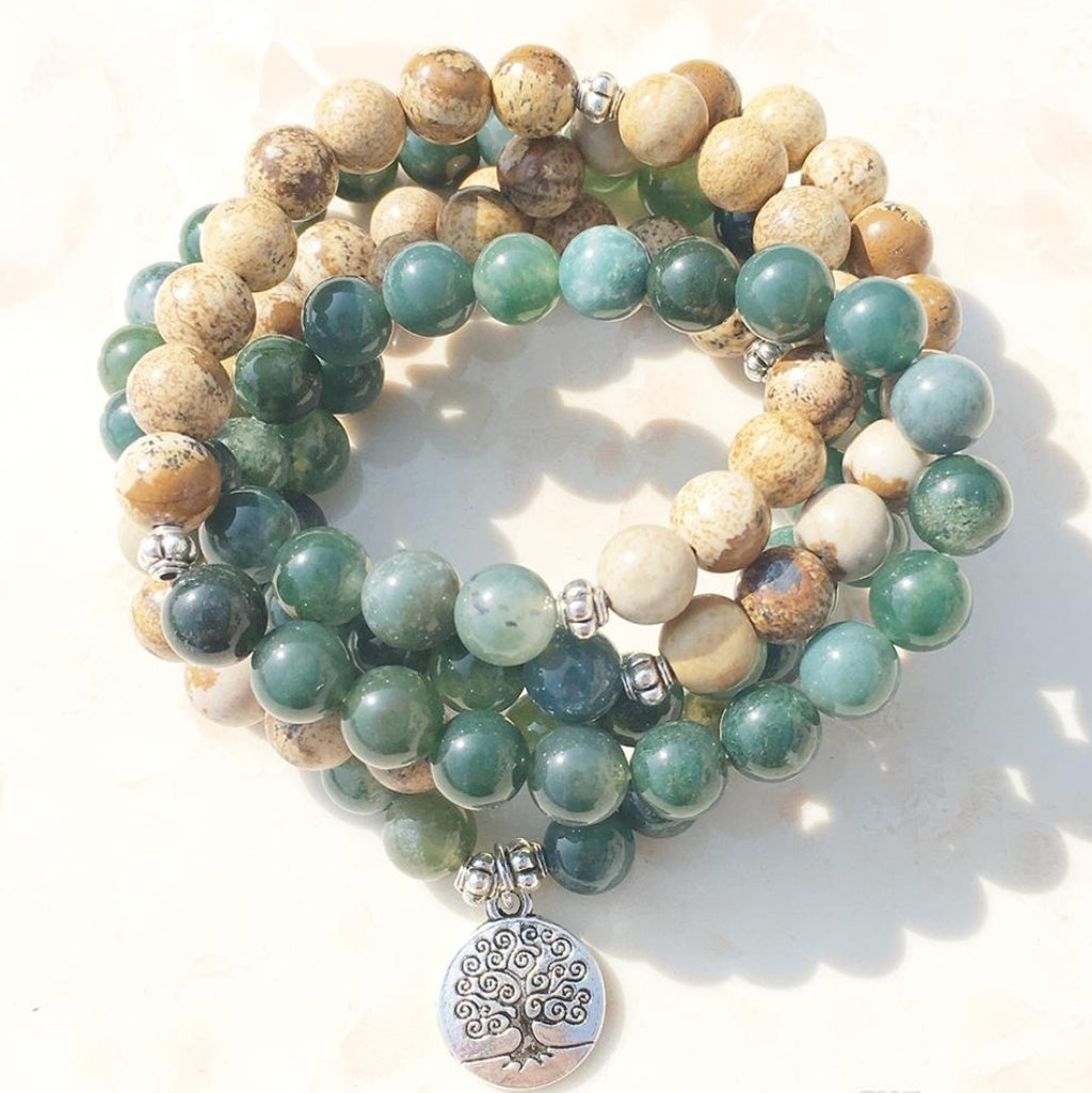 Picture Moss Tree Of Life Full Mala